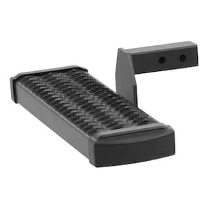 Grip Step 7-Inch x 26-Inch Black Aluminum Hitch Step with 6-Inch Drop for 2-Inch Receiver