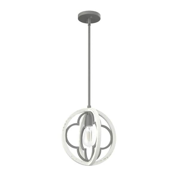 Gablecrest 4 Light Rustic White Mini Pendant Kitchen Light