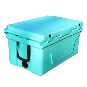 65 qt. Amping Ice Chest Beer Box Outdoor Fishing Cooler in Blue