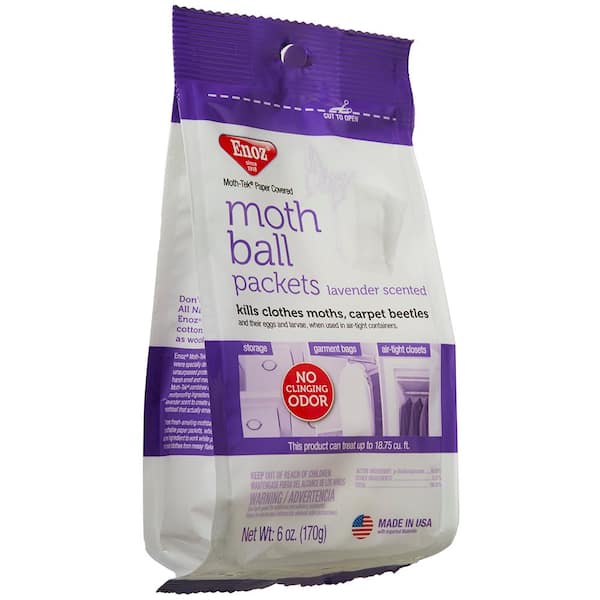 (3 Pack) Enoz Moth Cakes, Hanging Moth Killer for Moths, Carpet Beetles,  Eggs/Larvae - 6 oz