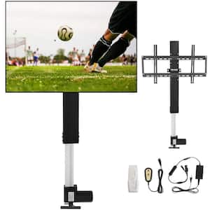 Motorized TV Lift Stroke Height Adjustable 30-50 in. Motorized TV Mount Fit for 28-32 in. TV Lift with Remote Control