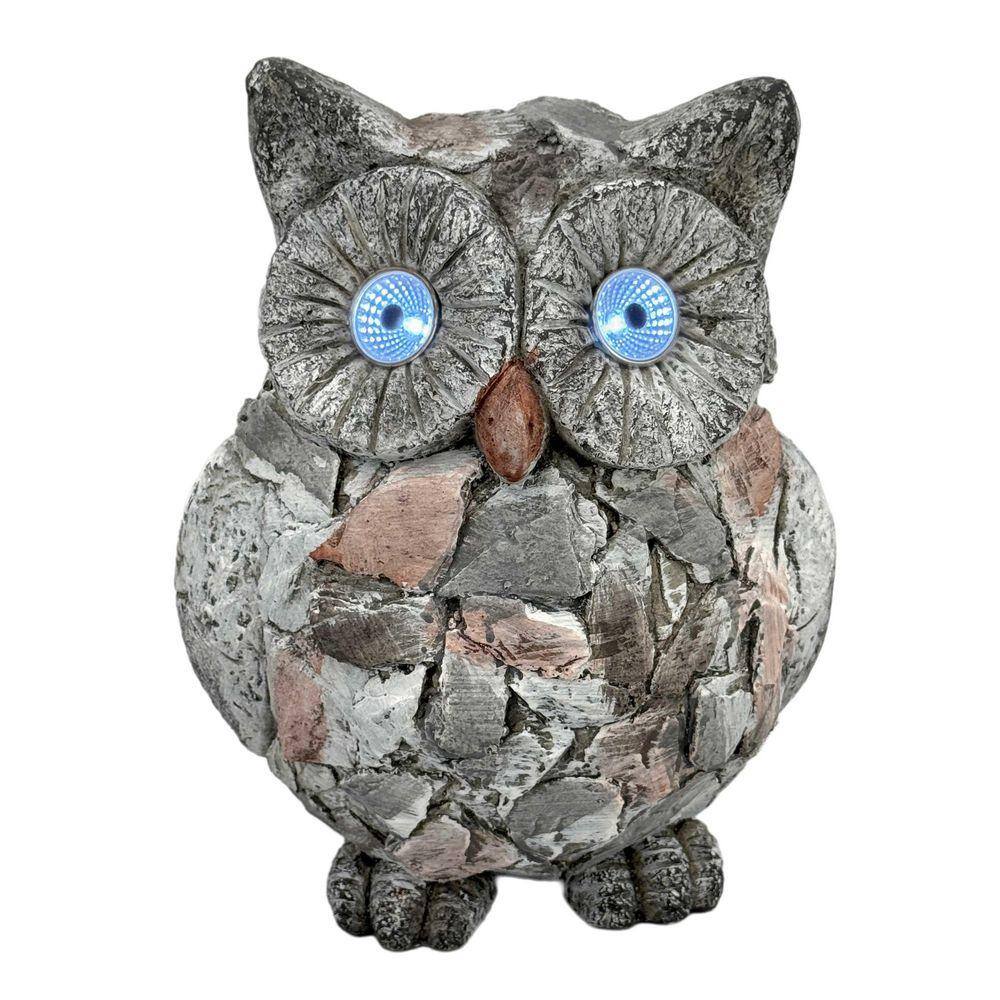 Owl Garden Statue w/ Solar LED Eyes 14 in. price history on PriceWatchPro