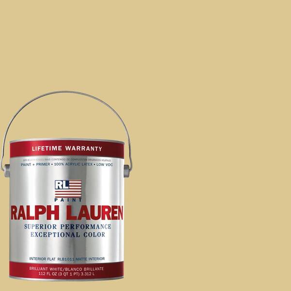 Ralph Lauren 1-gal. Quince Yellow Flat Interior Paint