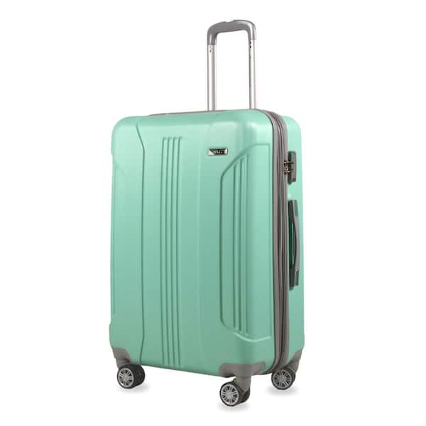 American Green Travel Denali S 26 in. Mint TSA Anti-Theft Expandable Hard Side Checked Suitcase Luggage
