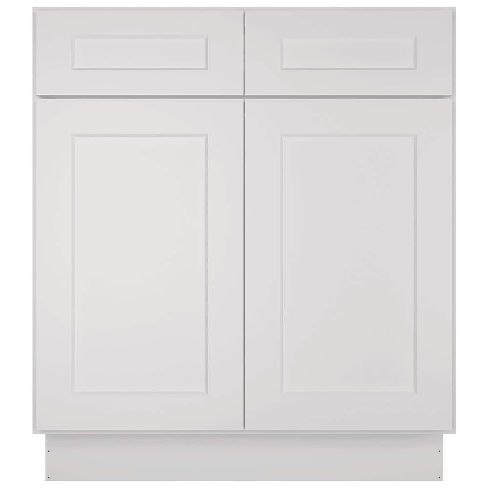 Newport Sink Base Dove 2 False Drawers - Shaker Style Stock Sink Base 2-Door 30 in. W x 24 in. D x 34.5 in. H price history on PriceWatchPro