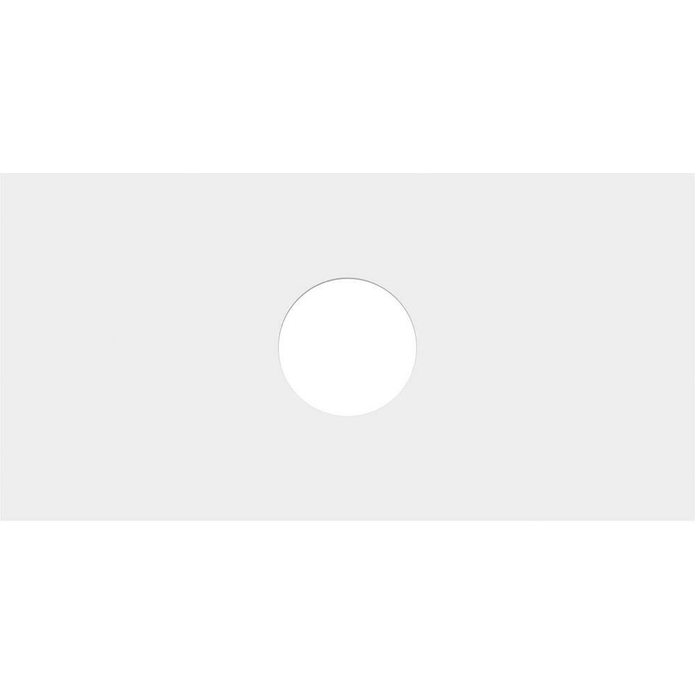 White PVC Contemporary Rectangular Ceiling Medallion, 10" x 5"