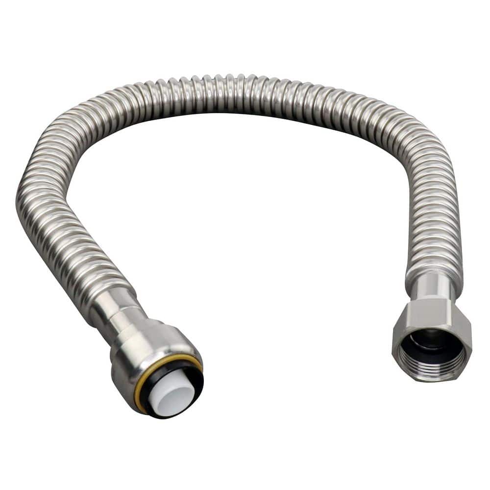 3/4 in. PTC x 3/4 in. FIP x 12 in. Corrugated Stainless Steel Water Heater Connector price history on PriceWatchPro