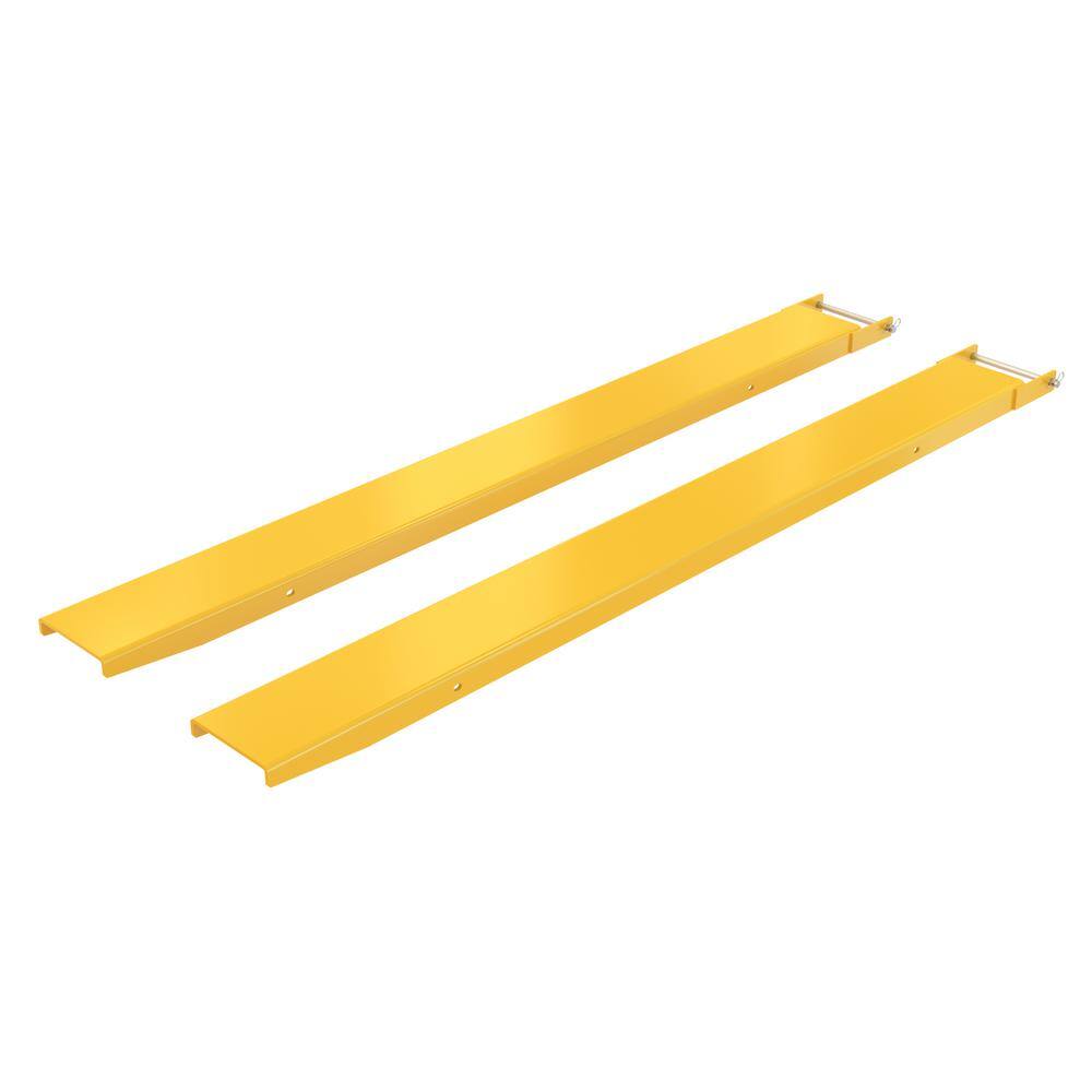 Vestil 84L x 8W in. Fork Extensions Pin Style FE884P The Home Depot