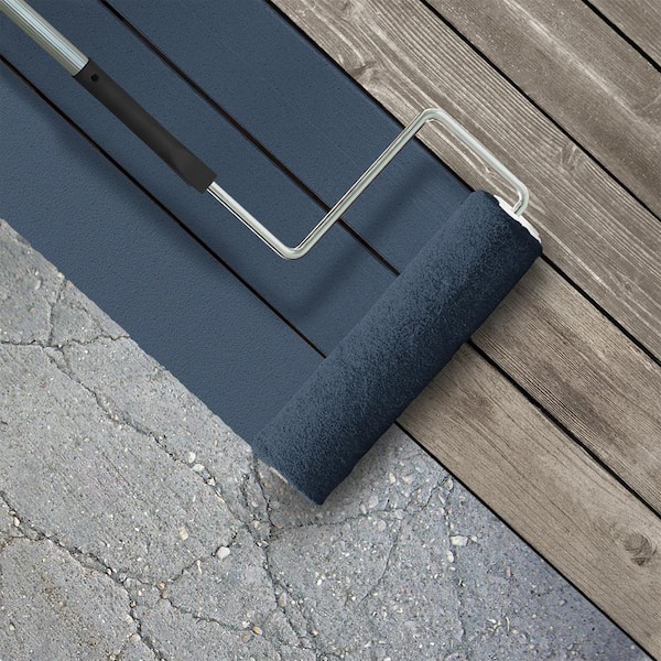 1 gal. #PFC-60 Deep Galaxy Textured Low-Lustre Enamel Interior/Exterior Porch and Patio Anti-Slip Floor Paint