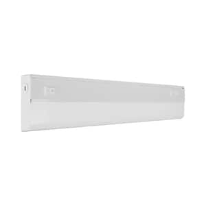 UCB Series 18 in. Hardwired White Selectable Integrated LED Under Cabinet Light with On/Off Switch