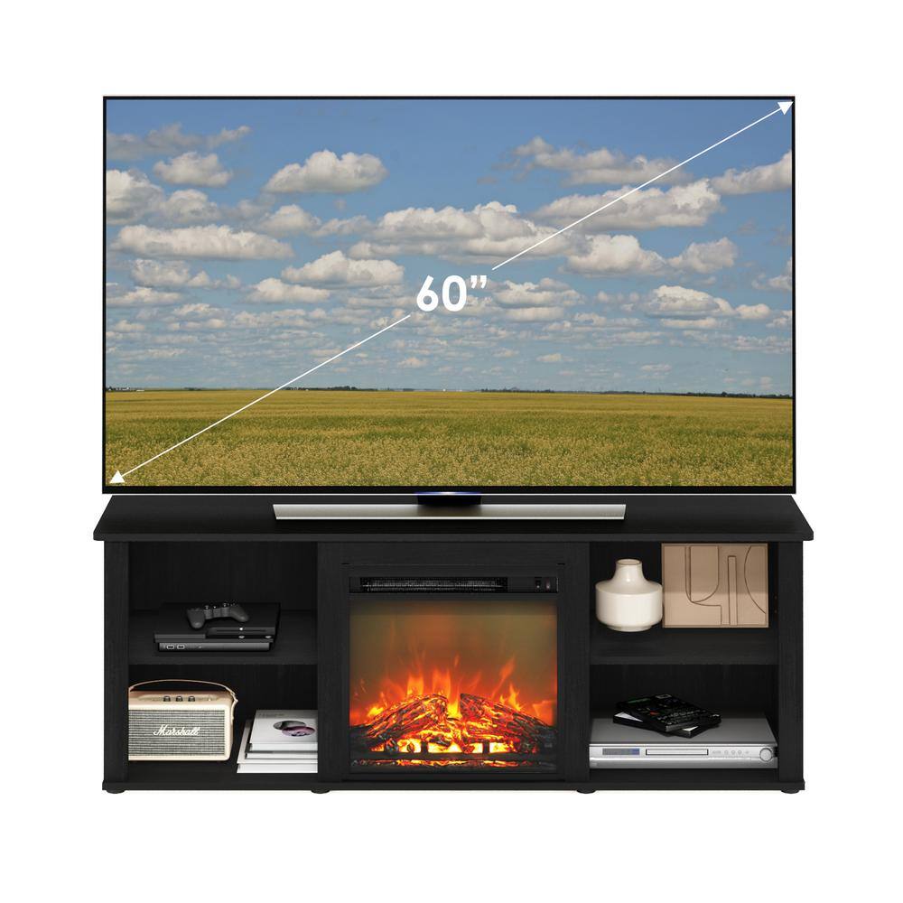 Americano Electric Fireplace TV Stand with Adjustable Shelves