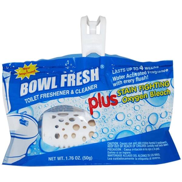 Bowl Fresh Toilet Freshener and Cleaner Plus Oxygen Bleach (Case of 24)