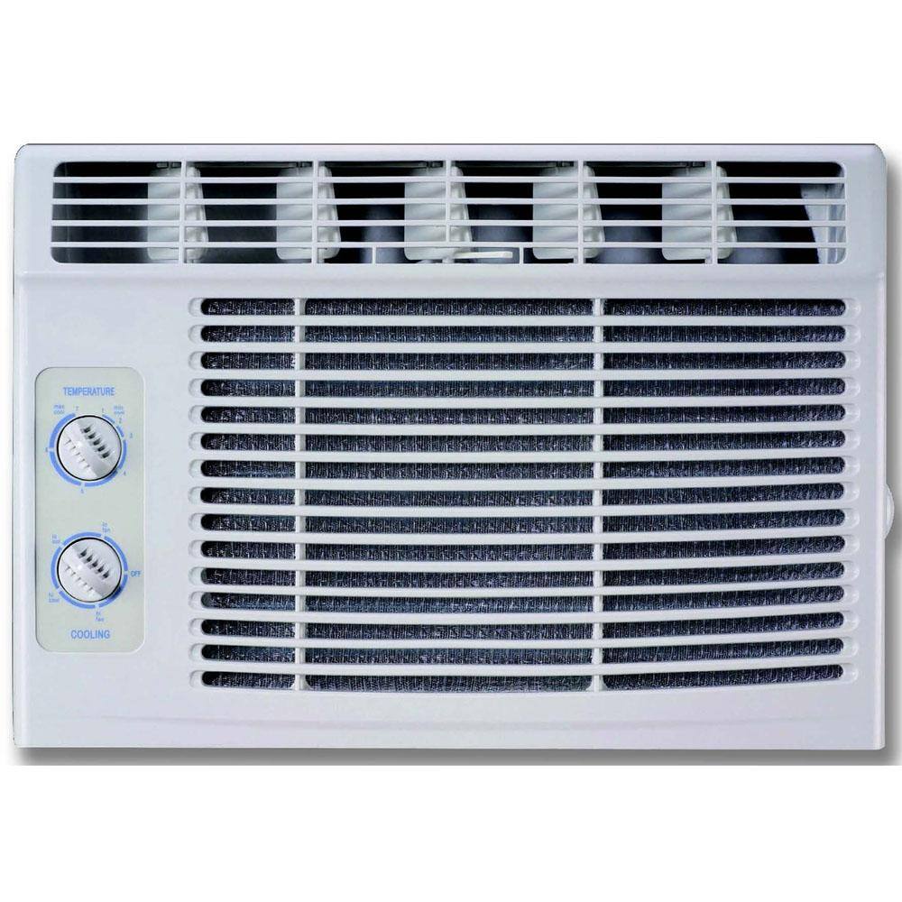 Rca 5 000 Btu 115 Volt Window Air Conditioner With Mechanical Controls Racm5005 The Home Depot