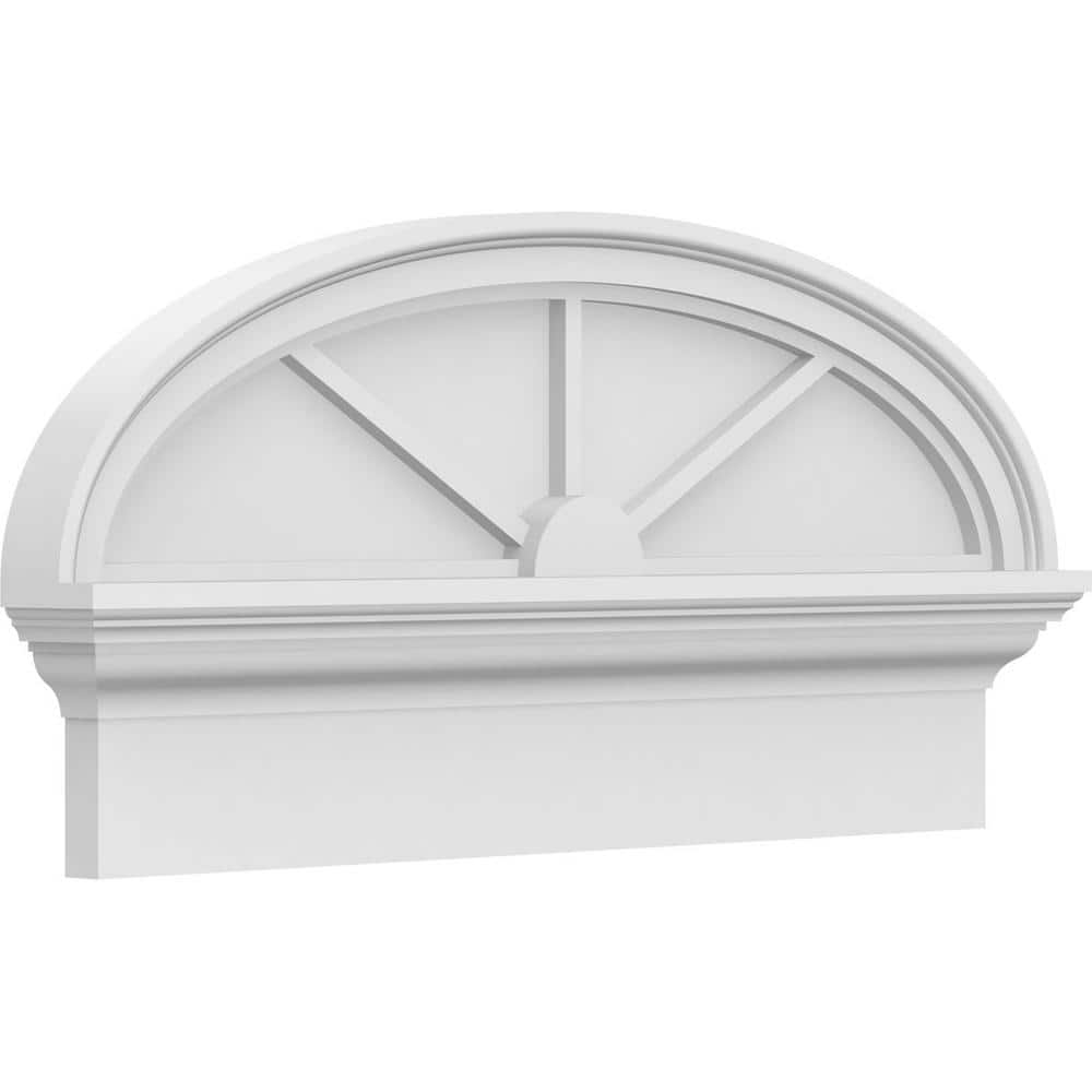 2-3/4 in. x 28 in. x 13-7/8 in. Elliptical 3-Spoke Architectural Grade PVC Combination Pediment Moulding price history on PriceWatchPro