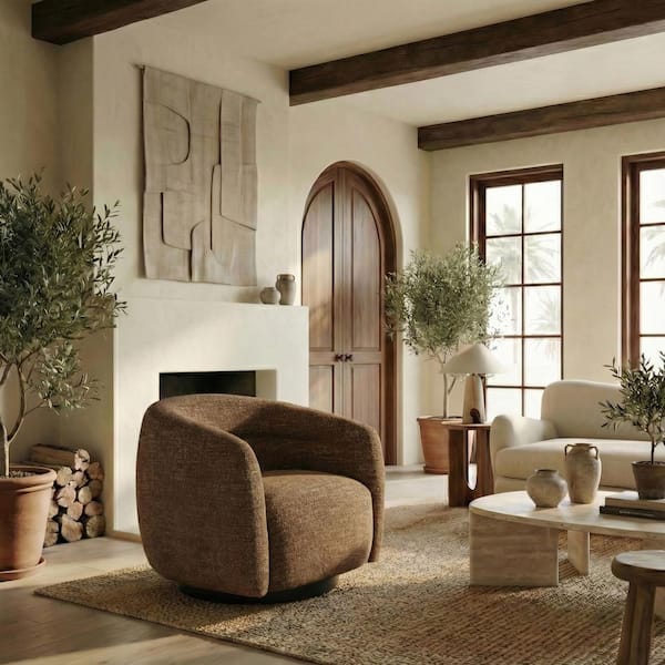 Kellybryn Dark Brown Arm Chair