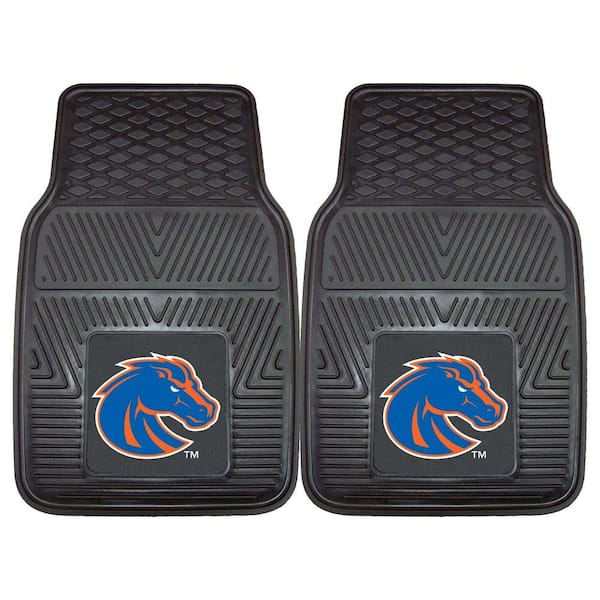 FANMATS Boise State University 18 in. x 27 in. 2-Piece Heavy Duty Vinyl Car Mat