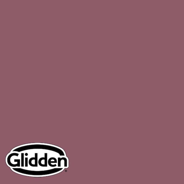 Glidden Premium 5 gal. PPG1049-6 Cabernet Satin Exterior Latex Paint