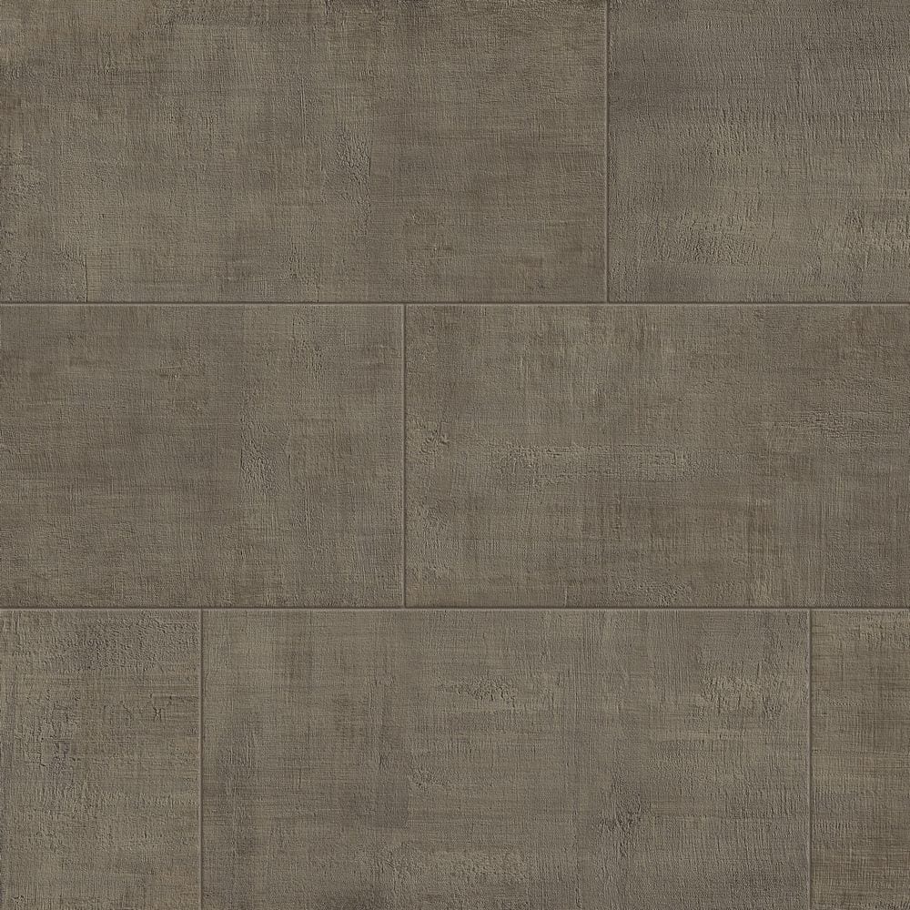 Corso Italia Unico Tobacco Matte 12 in. x 24 in. Concrete Look Porcelain Floor and Wall Tile (13.56 sq. ft./Case)