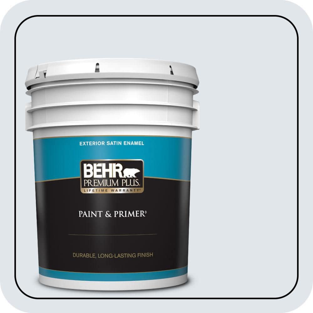 5 gal. #590E-1 Lavender Ice Satin Enamel Exterior Paint & Primer price history on PriceWatchPro