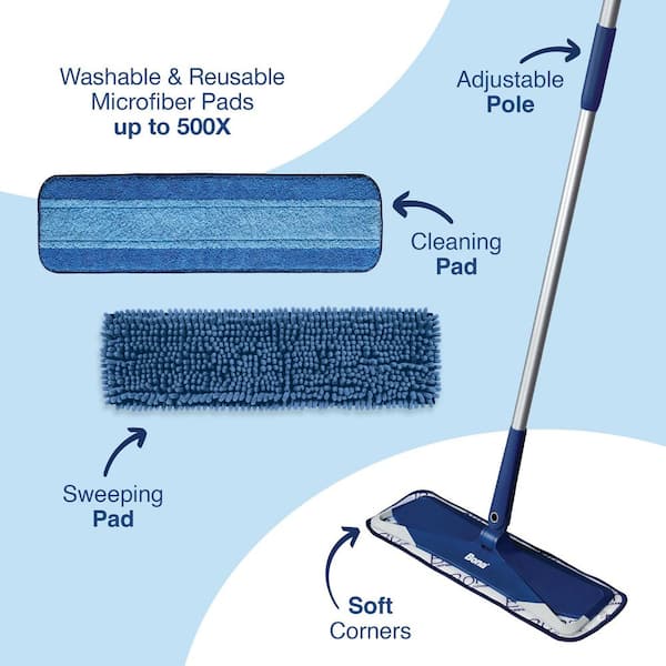 Premium Microfiber Hard Surface Mop and Duster