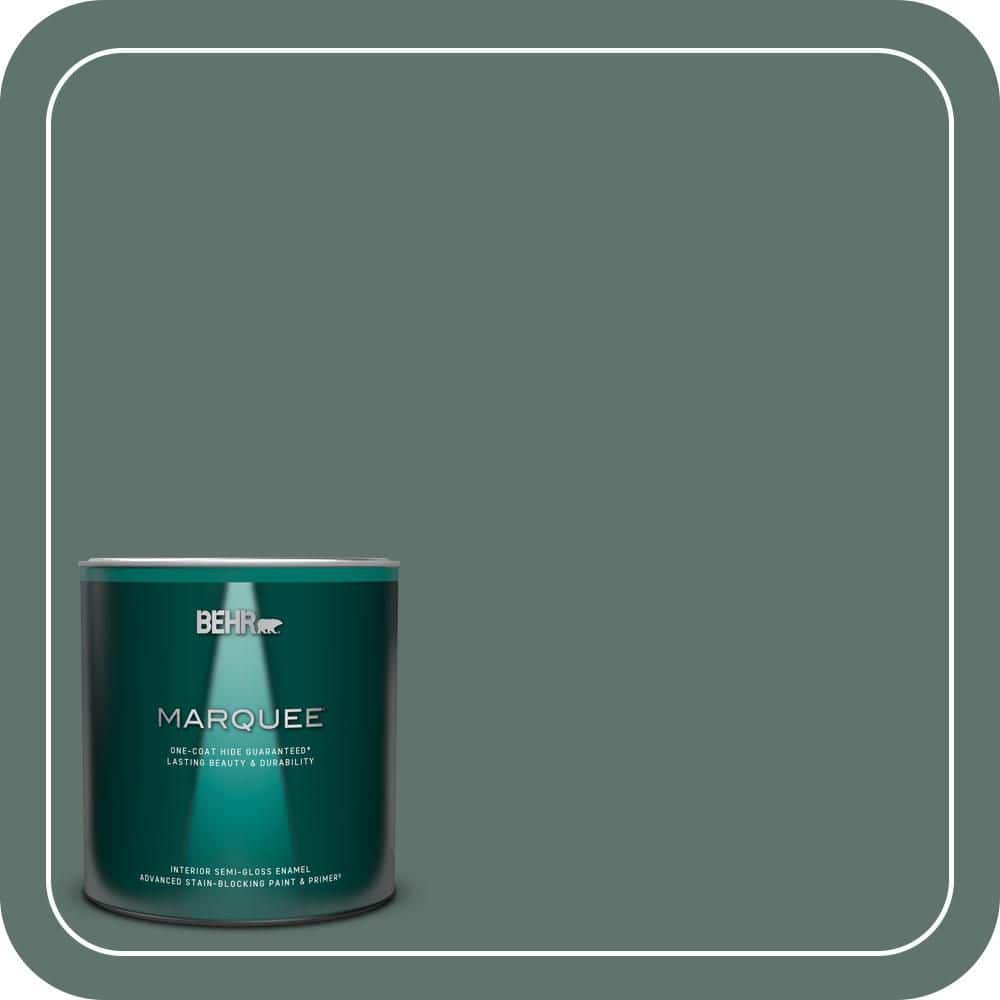 1 qt. #PPU12-17 Cameroon Green One-Coat Hide Semi-Gloss Enamel Interior Paint & Primer price history on PriceWatchPro