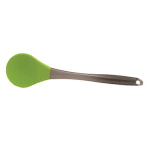 Geminis Silicone Salad Spoon, Green