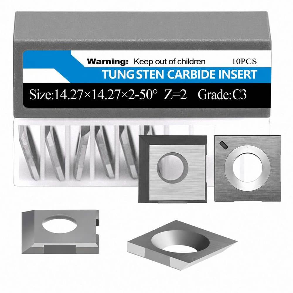 14.27mm Carbide Square Planer Blade with 2 Sharp Edges for Rikon WEN Cutech Jointer Spiral Head 10pcs-Pack price history on PriceWatchPro