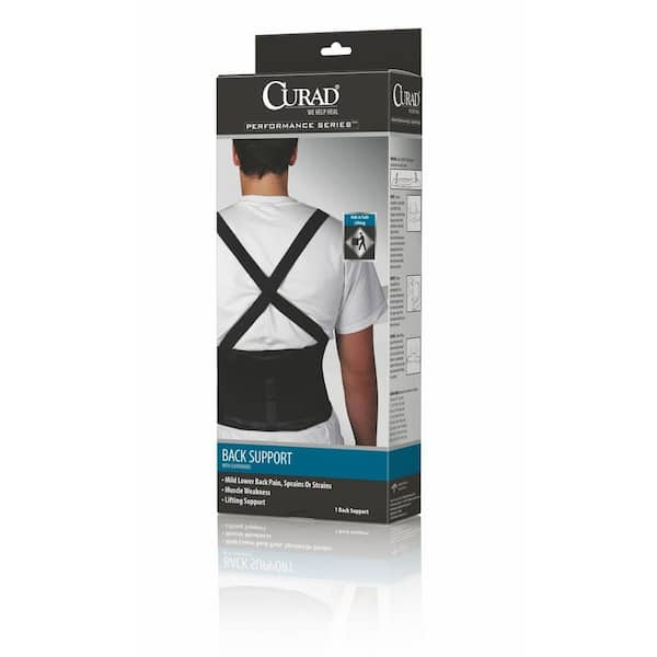 Curad 4X-Large Back Support with Suspenders