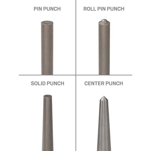Premium Brass Punch Set - 8 Pcs Professional Brass Drive Pin Punch Set - Non-Marring Brass Punch Set for Gunsmithing - Assorted Gun Punch Set for