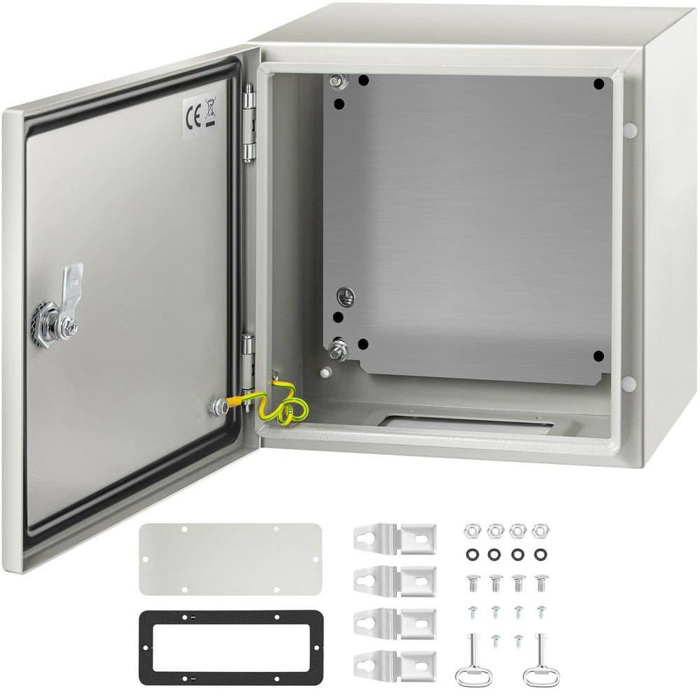 12 in. x 12 in. x 8 in. NEMA Steel Enclosure, IP66 Waterproof and Dustproof, Outdoor/Indoor Electrical Junction Box price history on PriceWatchPro