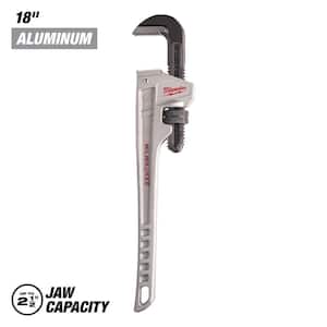 Milwaukee 24 in. Aluminum Pipe Wrench 48-22-7224 - The Home Depot