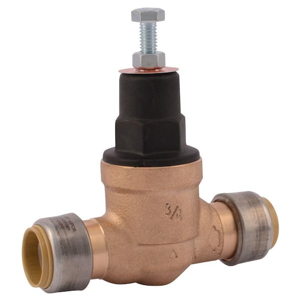 3/4 in. Push-to-Connect Bronze EB-45 Direct Pressure Regulator Valve