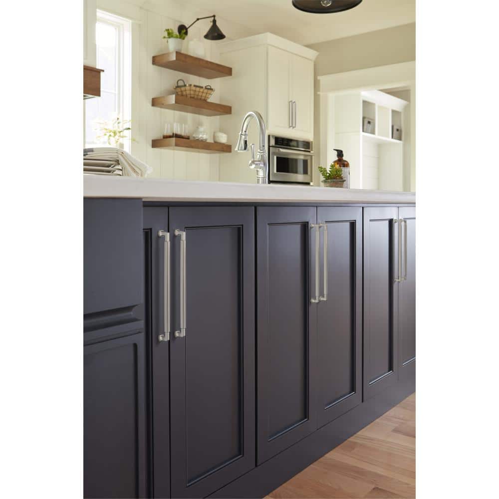 Polished Chrome 12-5/8 inch Modern Cabinet Pull
