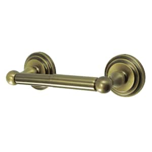Milano Wall Mount Toilet Paper Holder in Antique Brass
