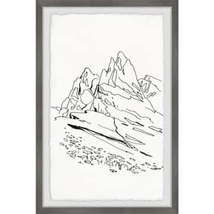 "Conquer the Peak" by Marmont Hill Framed Nature Art Print 36 in. x 24 in.