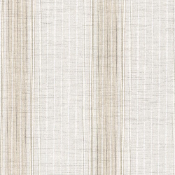 Brewster Allaire Cream Cable Stripe Light Grey Wallpaper Sample