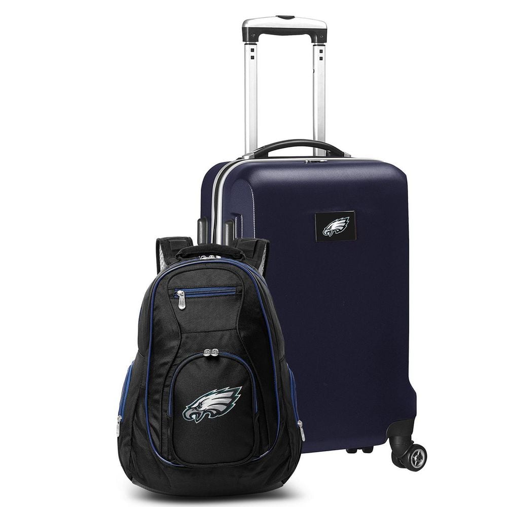 Mojo Eagles Deluxe 2-Piece Luggage Set NFPEL104_NAVY - The Home Depot