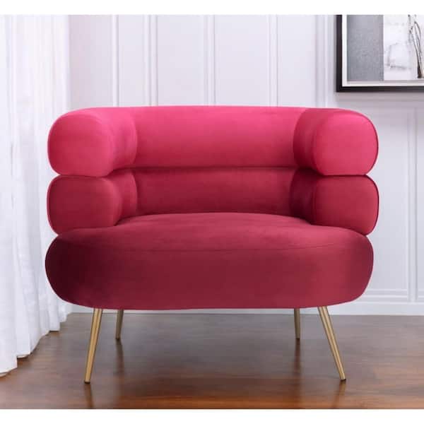 Plated Polyester Wood Arm Chair