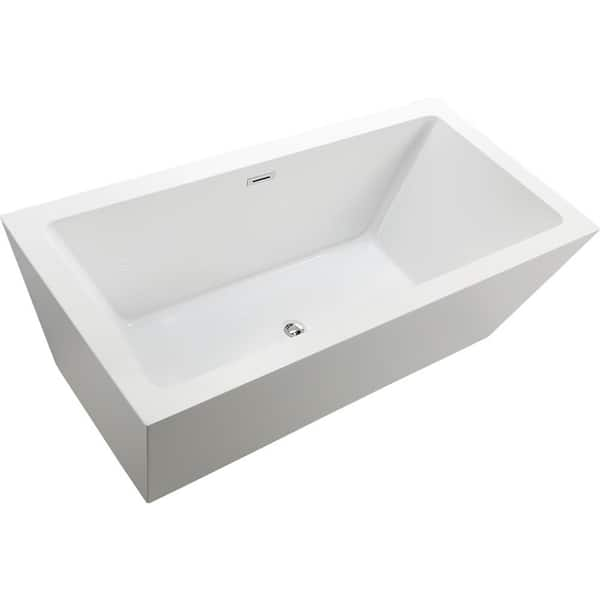 Tonca BathTub With Grips And Waste WT