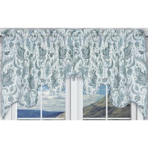 Artissimo 30 in. L Cotton Lined Duchess Valance in Mist