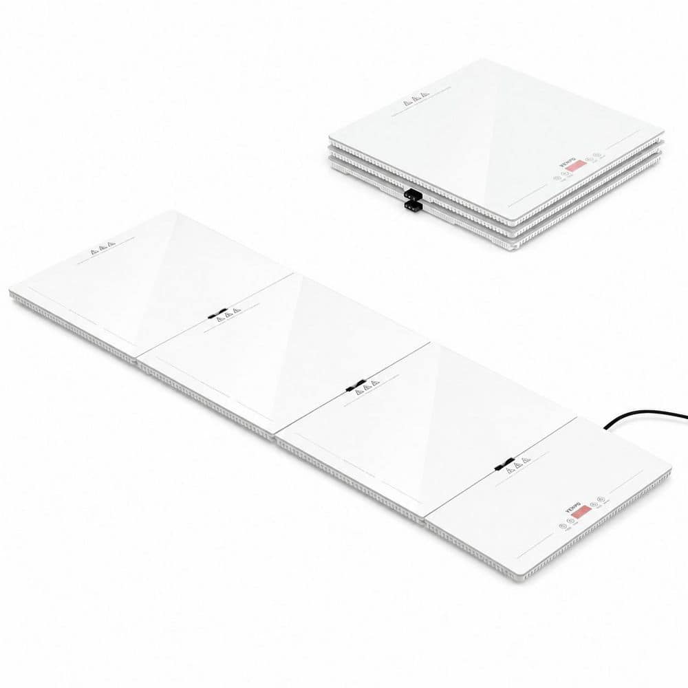 White Tempered Glass Electric Food Warming Tray with Independent Temp and Timer Control, Modular 3-in-1 price history on PriceWatchPro