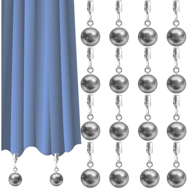 Heavy Duty Stainless Steel Curtain Weights for Outdoor Curtains Pergola Gazebo Cabana Garden Flag Tablecloth 16-Pack