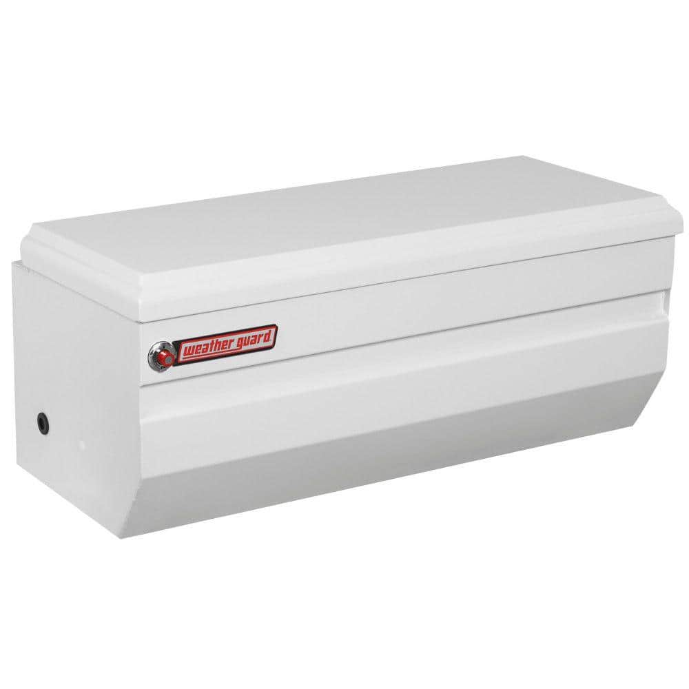 Weather Guard 47 White Steel Full Size Chest Truck Tool Box Weather Guard 47 White Steel Full Size Chest Truck Tool Box