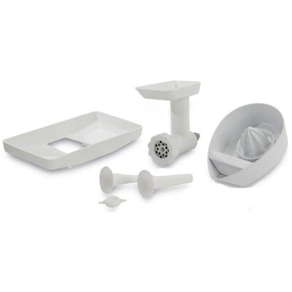 KitchenAid White Food Grinder and Sausage Maker Attachment for KitchenAid Stand Mixer