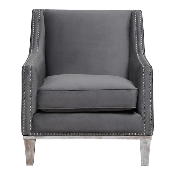 Unbranded Aster Charcoal Accent Chair