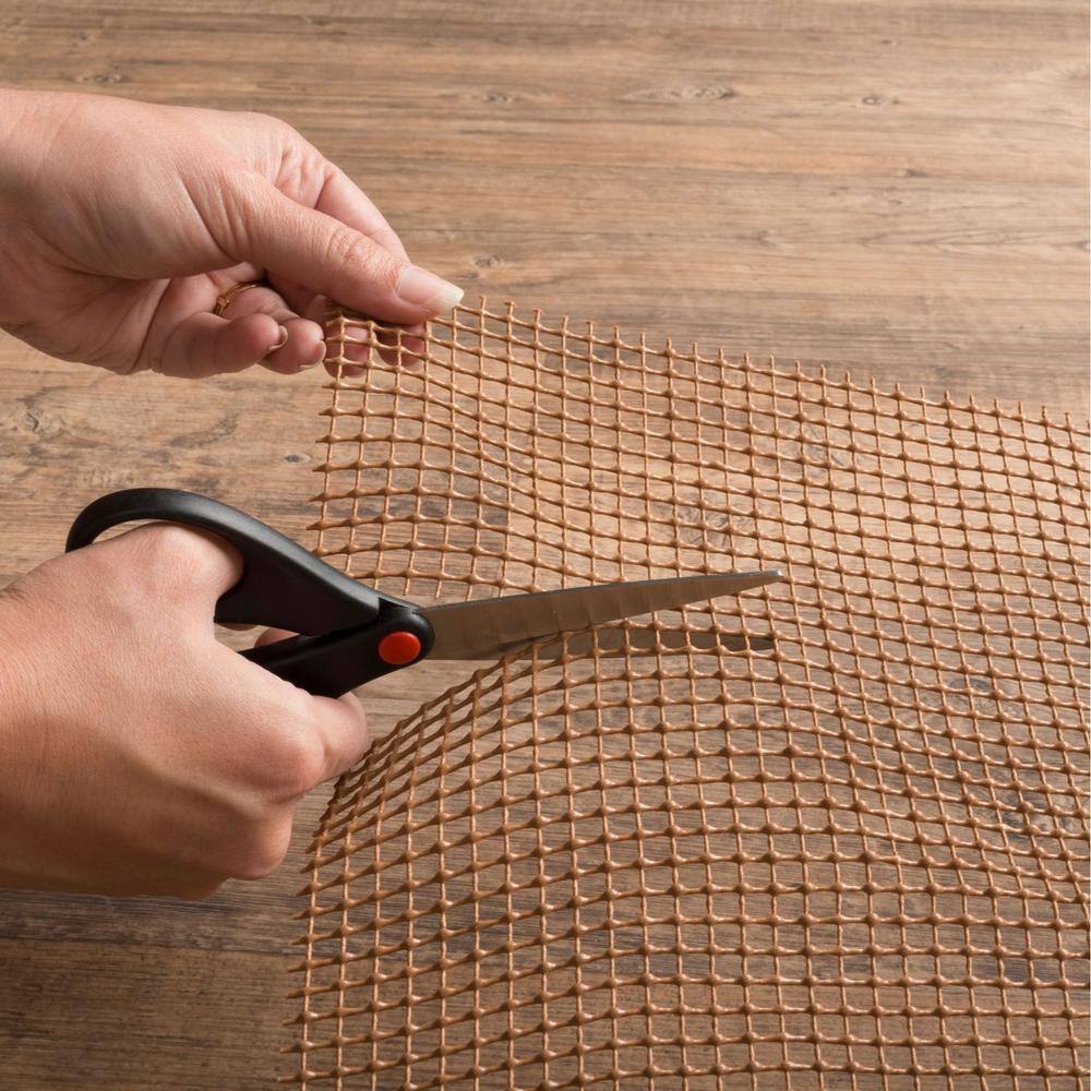 Cushioned Comfort 9' x 12' Brown Latex Outdoor Rug Pad