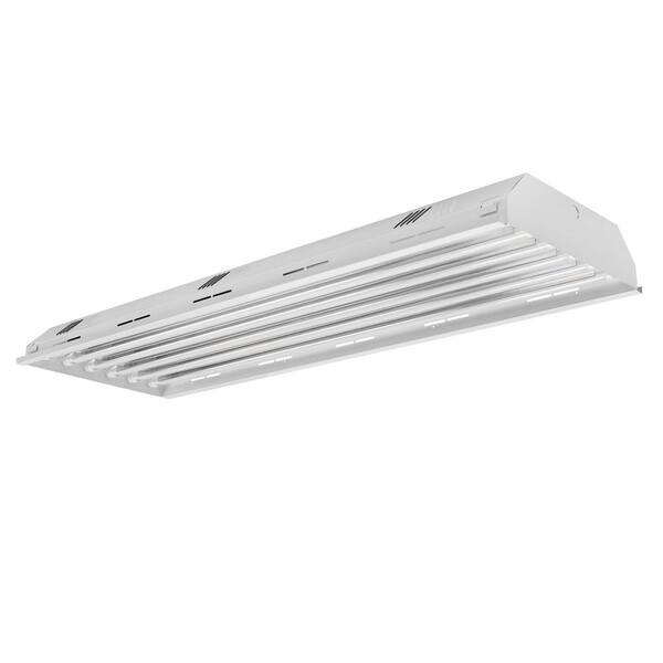 toggled 4 ft. 6-Light White LED High Bay 4000K (LED Tubes Included)