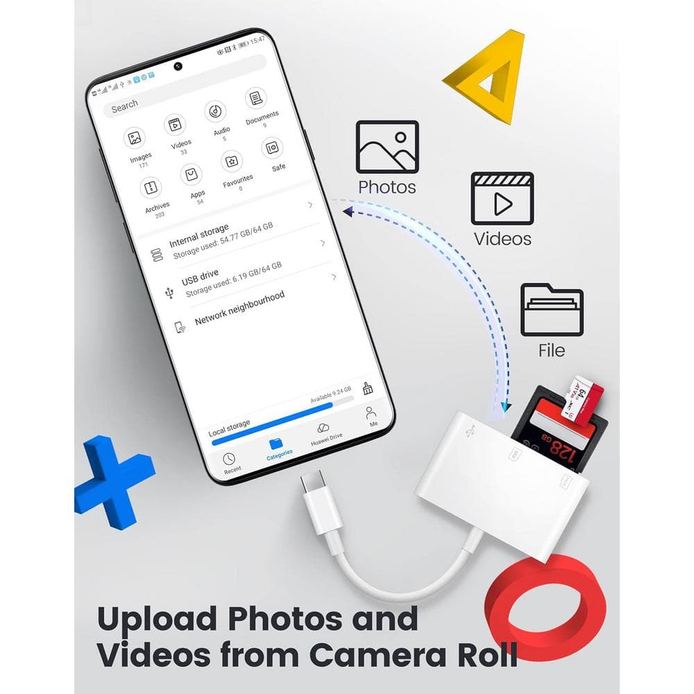 USB C SD Card Reader