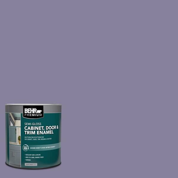 BEHR PREMIUM 1 qt. #S570-5 Live Jazz Semi-Gloss Enamel Interior/Exterior Cabinet, Door & Trim Paint