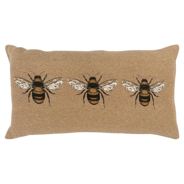 Bee Pillows Black Primitive Porch Throw Pillow Sweet as Honey Bee Grateful  Positive Words Small Sunflower Porch Pillow Extra Large 19 X 21 